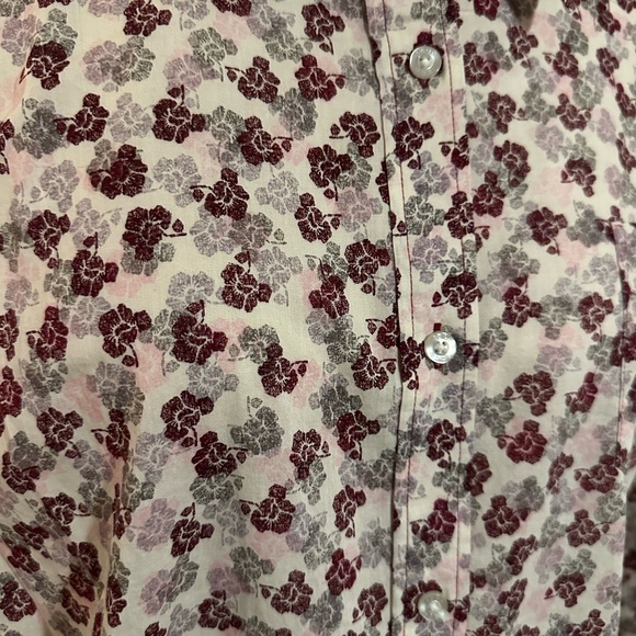 Izod Flower button up shirt 2X - Picture 2 of 4